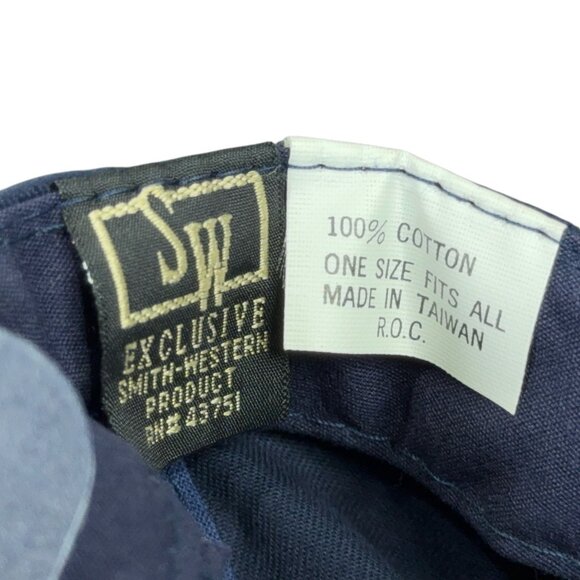 Monterey California Hat Navy Blue Snapback Vintage 90s Y2K Cotton Baseball Cap - Picture 8 of 8